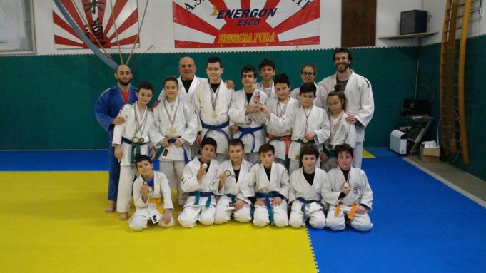 Il gruppo di Torino judo Frascati
