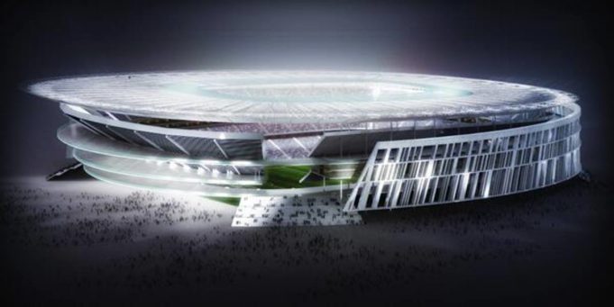 Il progetto di stadio della Roma