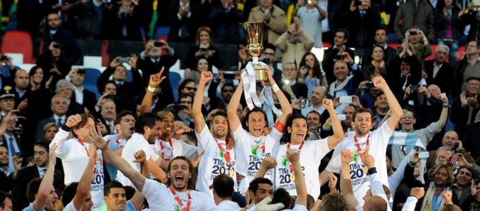 Coppa Italia alla Lazio nel 2013 dopo la finale-derby