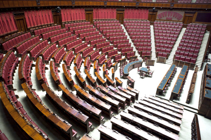 L'aula della Camera dei Deputati