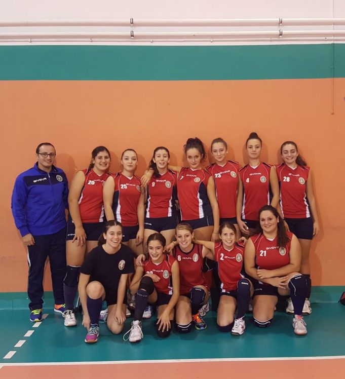 Under 16 della Polisportiva Borghesiana volley