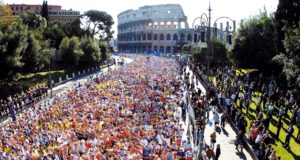 Roma, la maratona