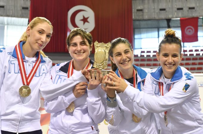 Tunis, 14 may 2017 World Cup women's saber Photo Augusto Bizzi