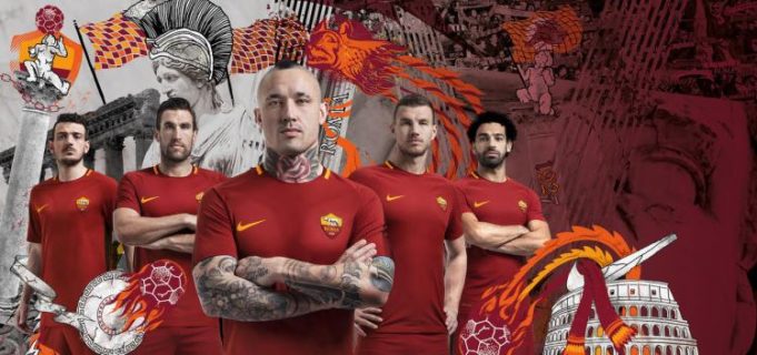 I testimonial della nuova campagna Nike (sponsor tecnico della AS Roma) - stagione 2017/18