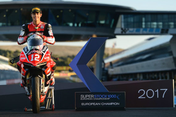 Michael Rinaldi Campione Europeo Superstock 1000