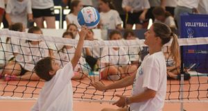 Francesca Piccinini testimonial di Volley Insieme