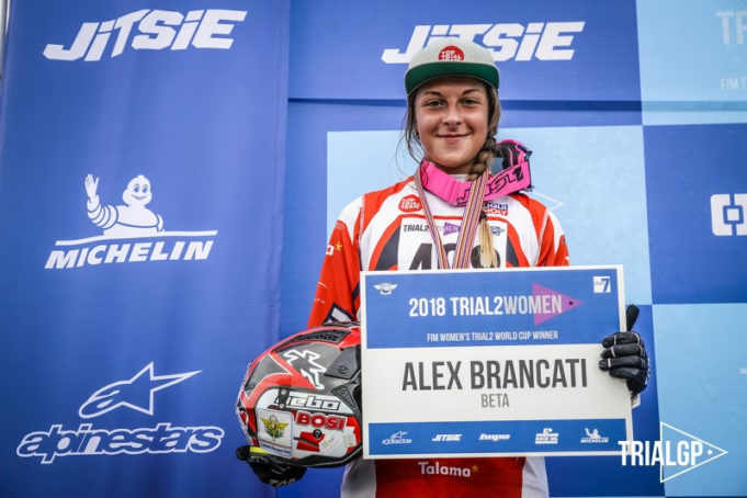 Alex Brancati conquista la FIM Women's Trial2 World Cup 2018 (Ph. TrialGP)