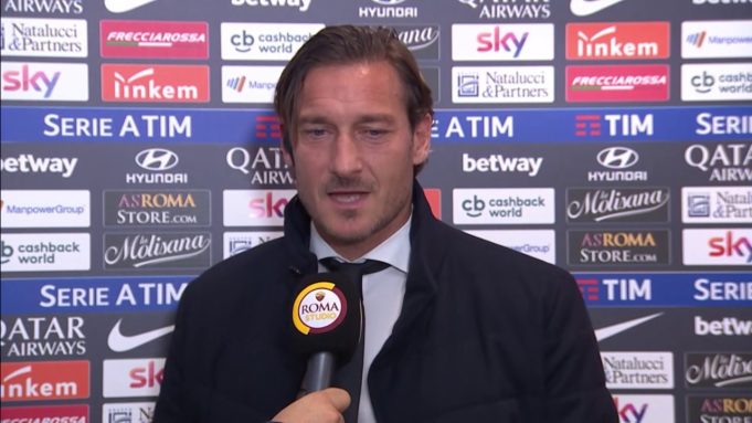 Francesco Totti intervistato da Roma channel