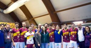Loreta Gulotta assieme alla Roma Volley